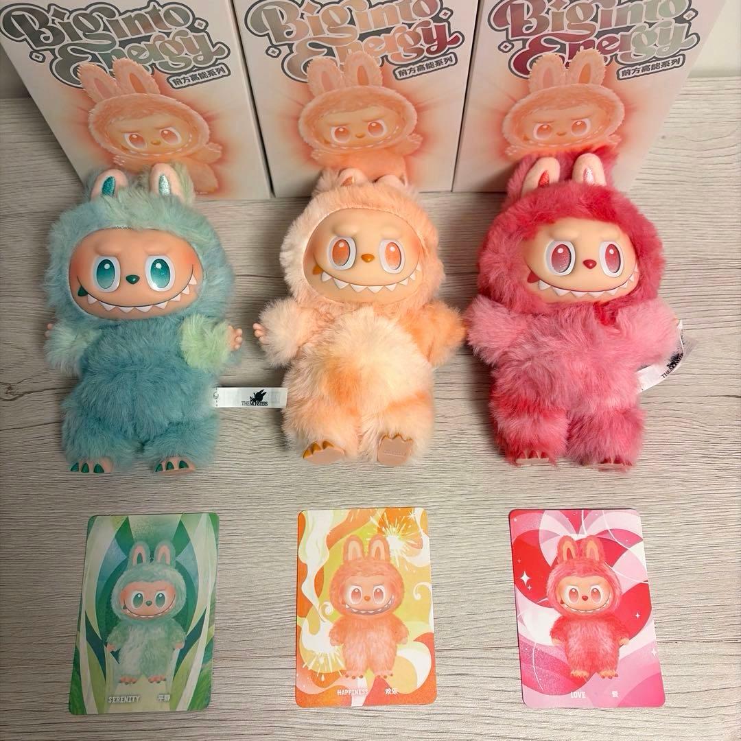 【正規品3個セット】LABUBU ラブブ Big intoEnergy LOVE