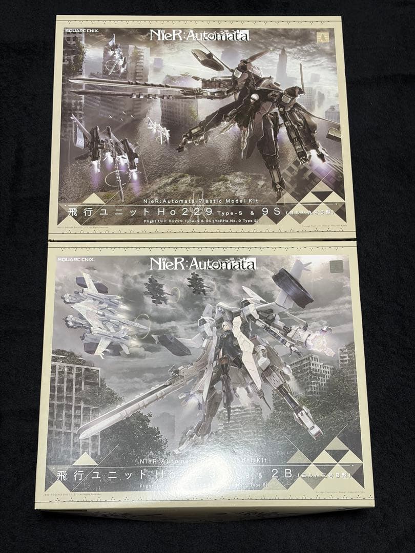 NieR:Automata プラスチックモデル 飛行ユニット 2B 9S セット