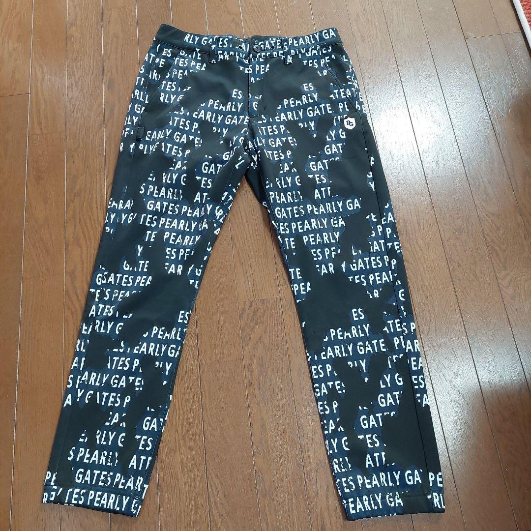PEARLY GATES ロゴプリントパンツサイズ4です。