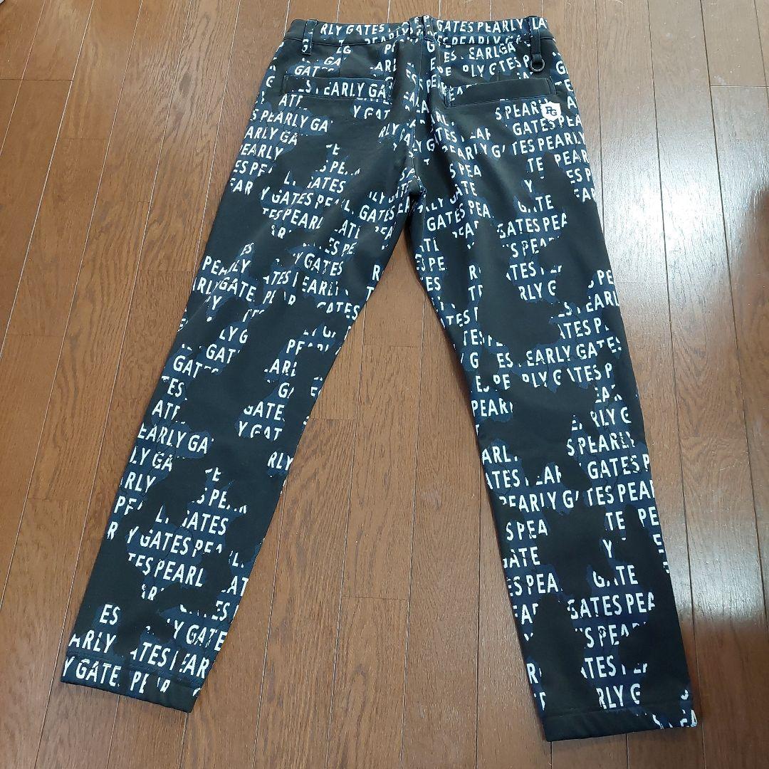 PEARLY GATES ロゴプリントパンツサイズ4です。