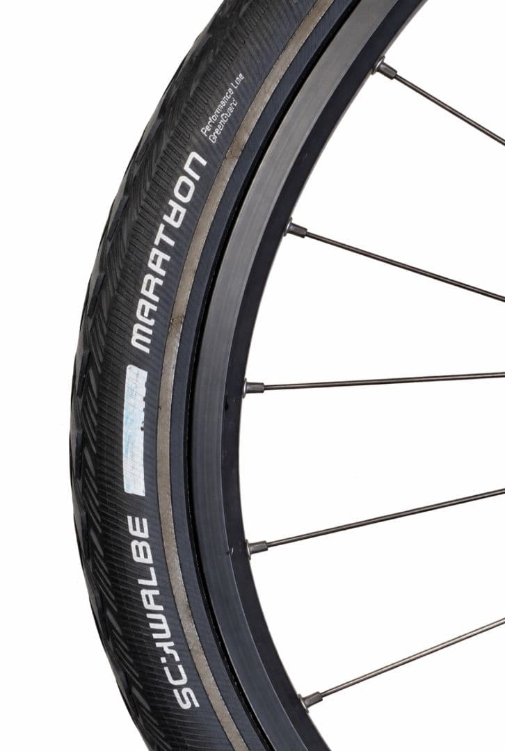 26インチ前後完組ホイール タイヤ、チューブ、ディスク前後、スプロケ付き。