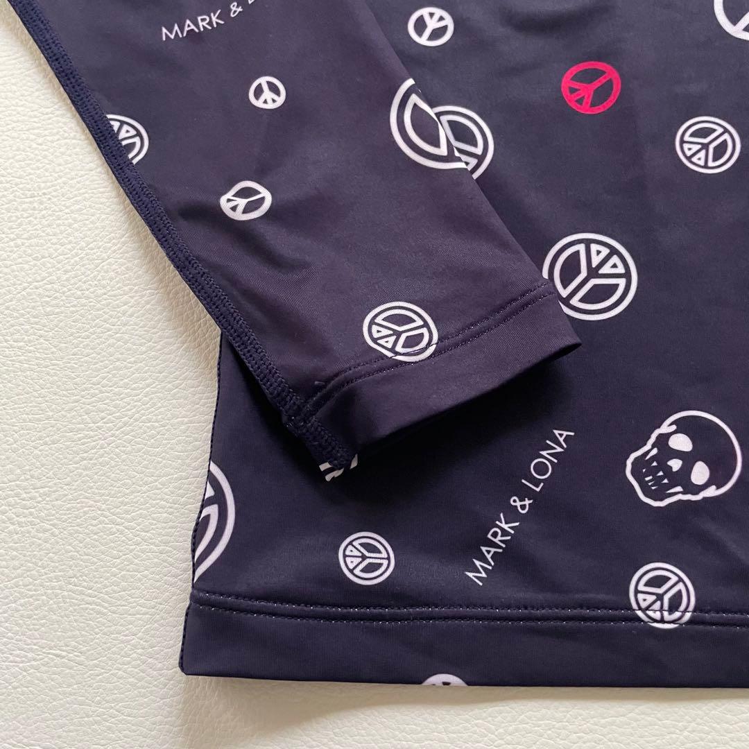 ゴルフモックネックTシャツMARK & LONA スポーツTシャツ　ストレッチT