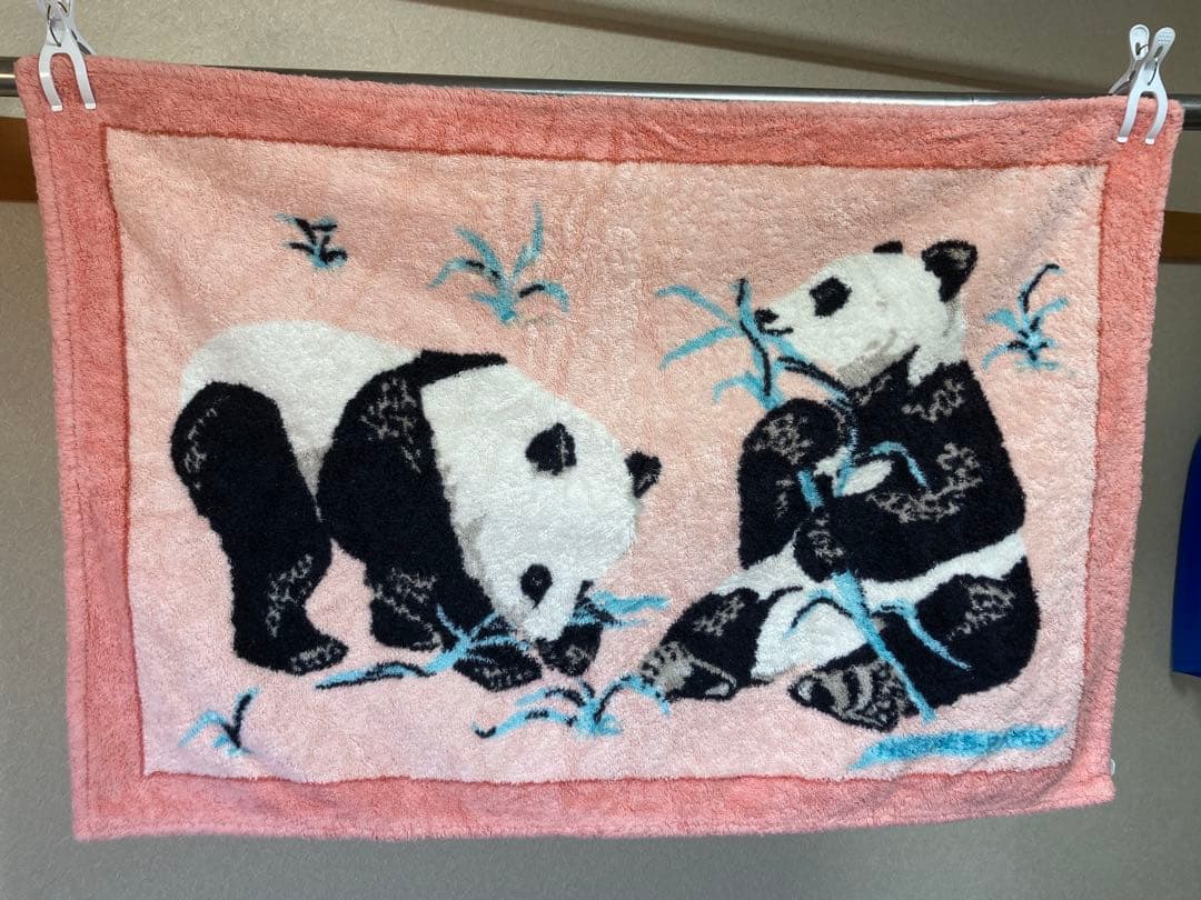 HERMÈS パンダバスマット　ビーチタオル ラグ