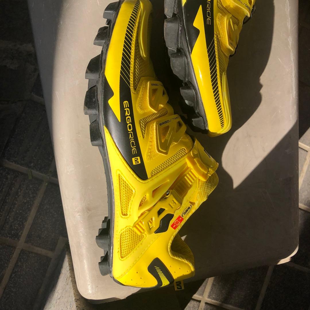 Mavic Ergo Ride イエロー SPDシューズ