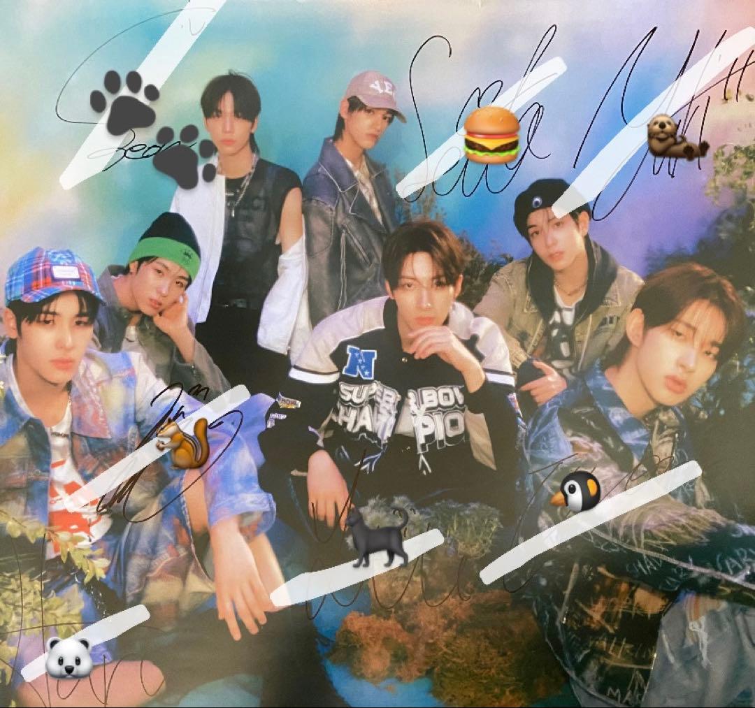 NEXZ ネクスジ JYP 当選 タワレコ ポスター サイン メンバー全員 直筆