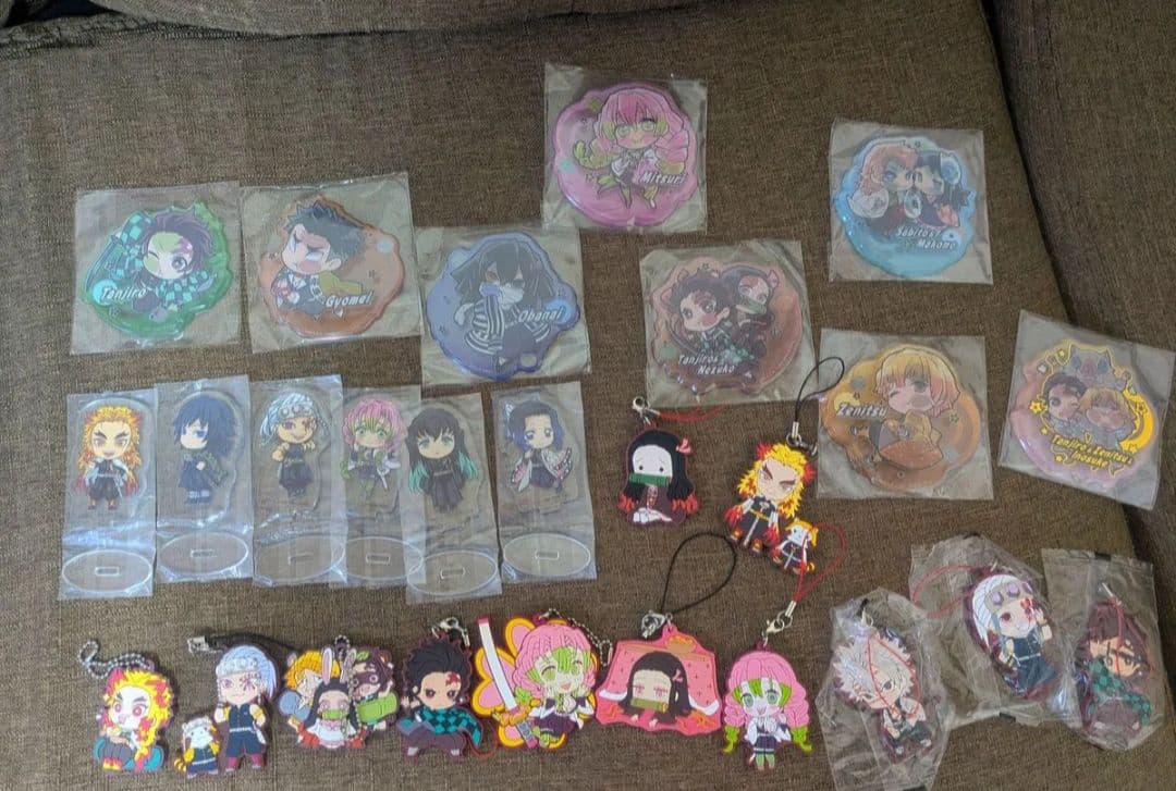 鬼滅の刃 一番くじ ラバーストラップ キーホルダー などまとめ売り