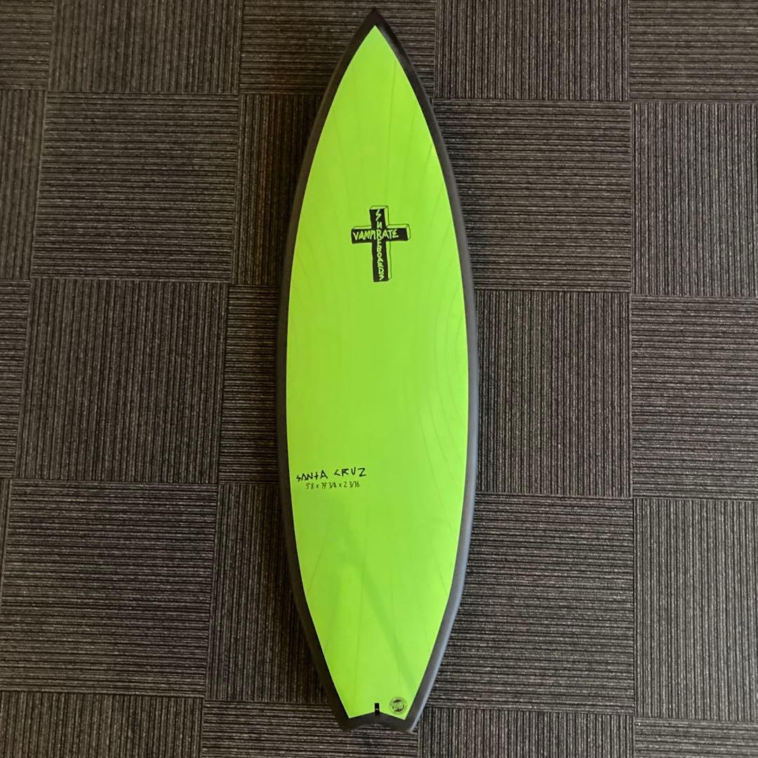 【新品アウトレット】SANTACRUZサーフボード　Batmo5'8\