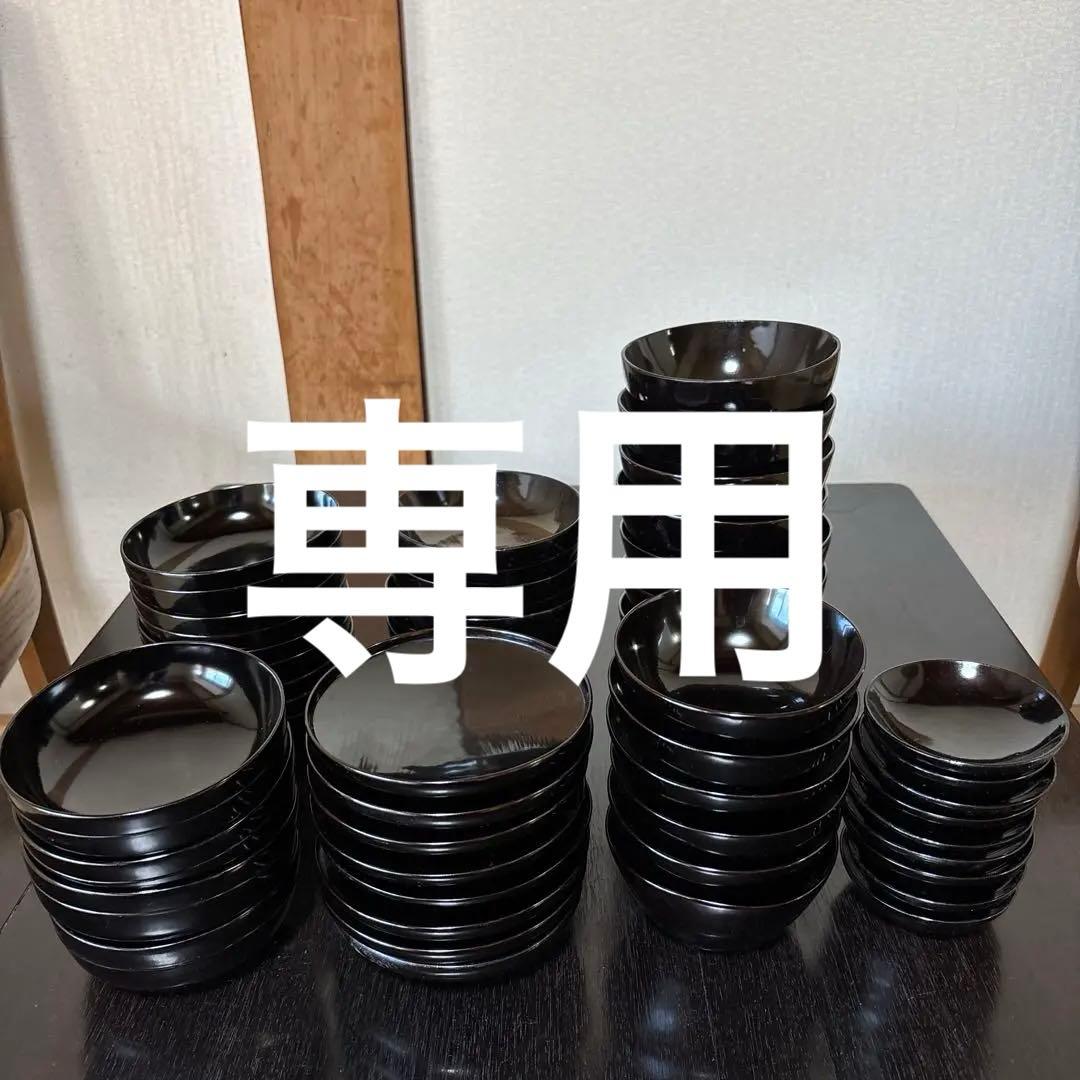 木曽漆器 70年前 昭和初期 ほぼ新品 46点