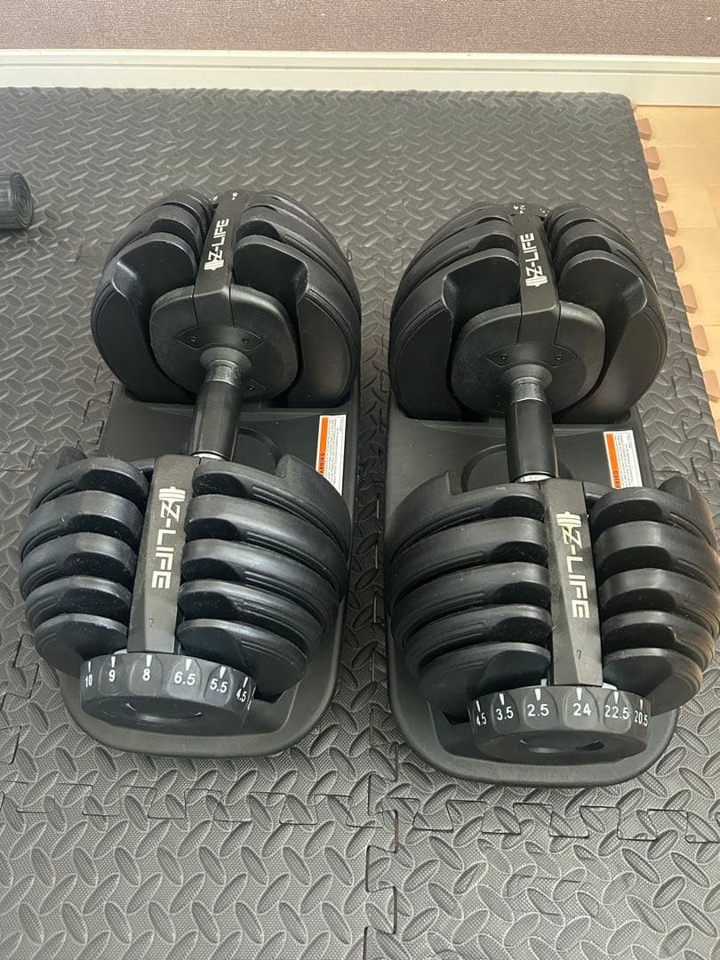 IZ-LIFE 可変式ダンベル 24kg 2個セット【引取りのみ】