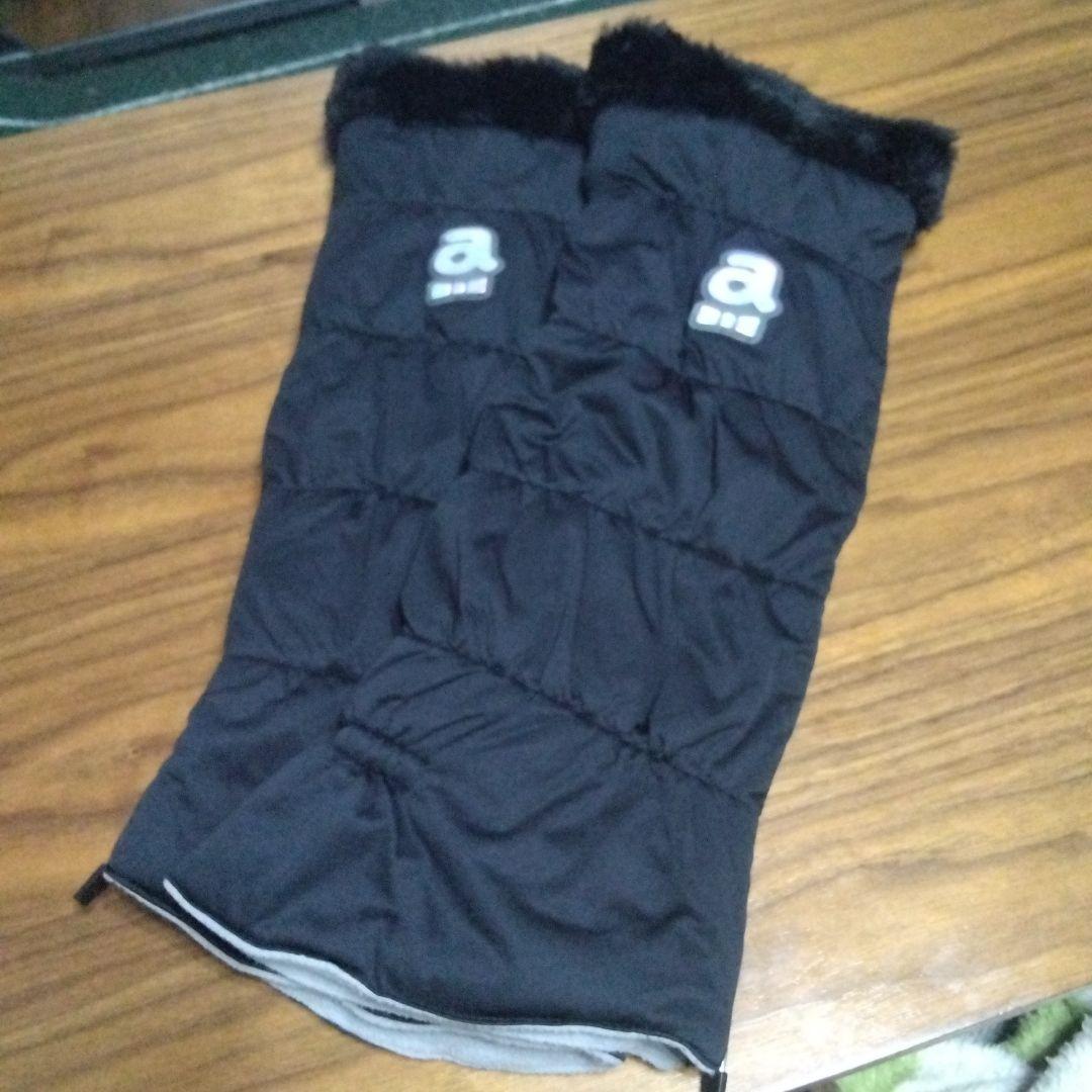 archivio ブラックファー付きレッグウォーマ