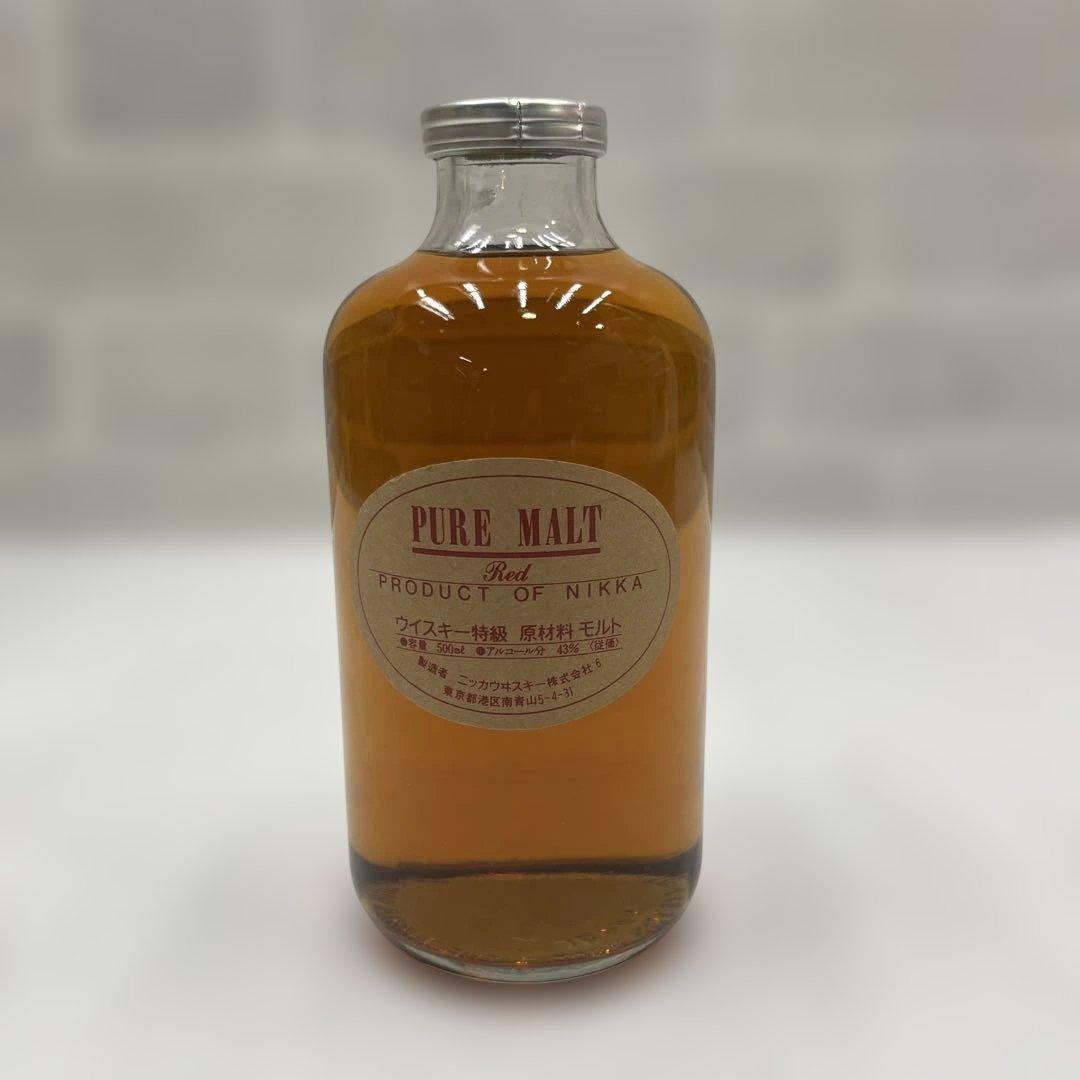 ニッカ ピュアモルト ブラック レッド ウイスキー 500ml 2本セット