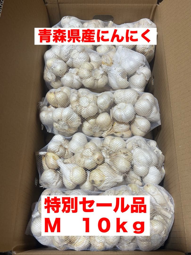青森県産にんにく　加工　ＬＭ　１０ｋｇ