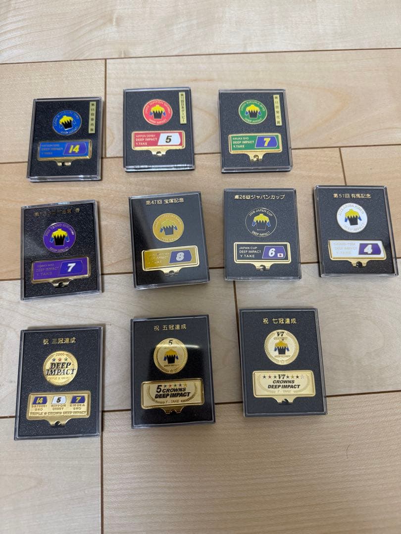 ディープインパクト　ゴルフマーカー　セット