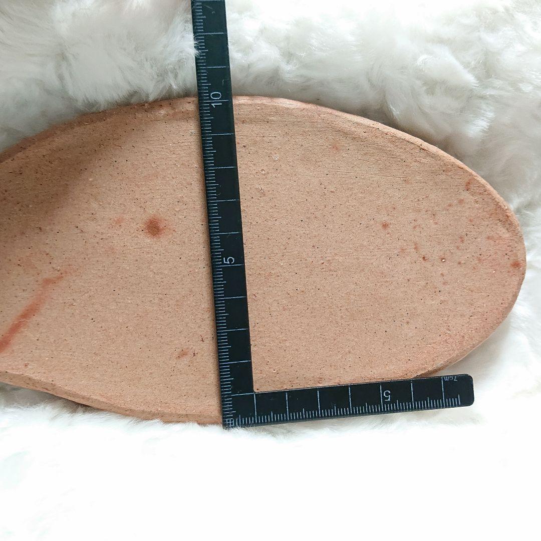 【2456】ガラスプレート…備前焼