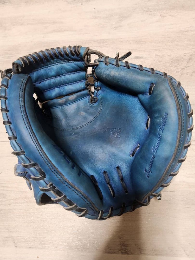 ZETT 少年軟式キャッチャーミット 青　ネオステイタス