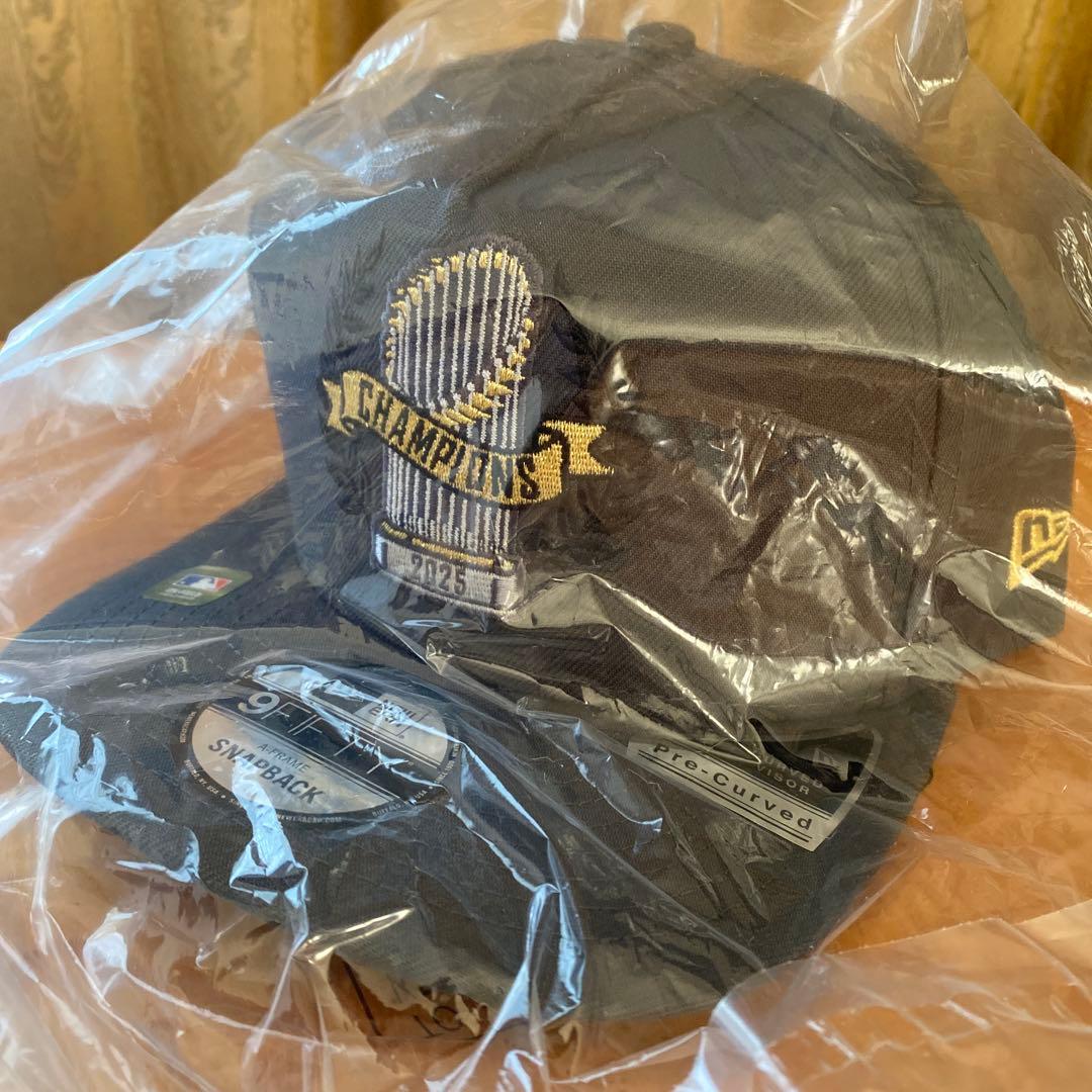 新品　袋未開封　ドジャース 2025ワールドシリーズ優勝パレード使用キャップ