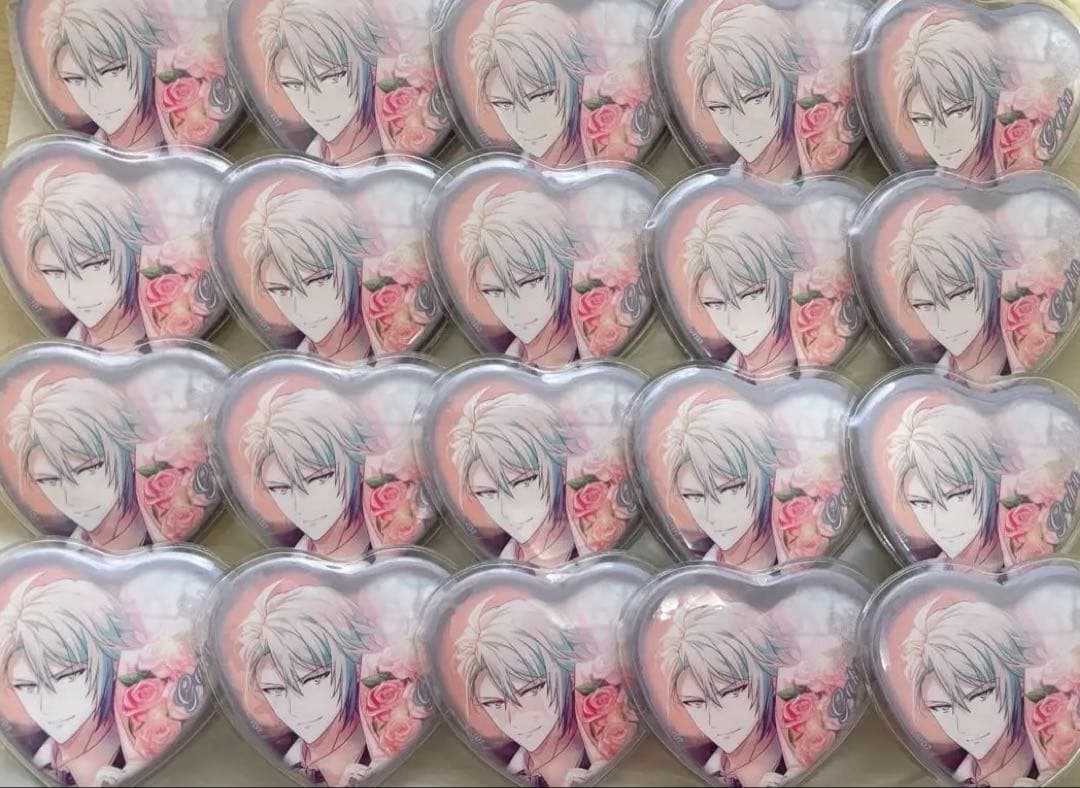 アイドリッシュセブン アイナナ 八乙女楽 マリマリ ハート缶バッジ 20個セット