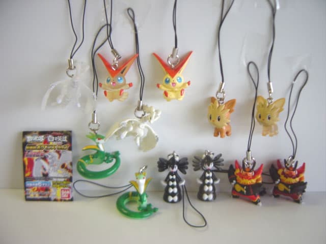 ♯Hgc12HT劇場版ポケモンストラップ白き英雄レシラム編全12種