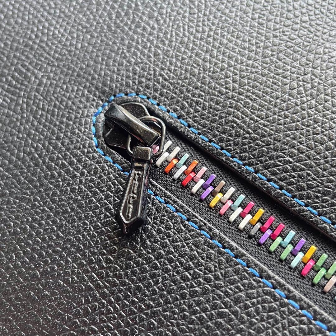 送料込み ASHFORD アシュフォード ソフトレザーファイル レインボーブリス