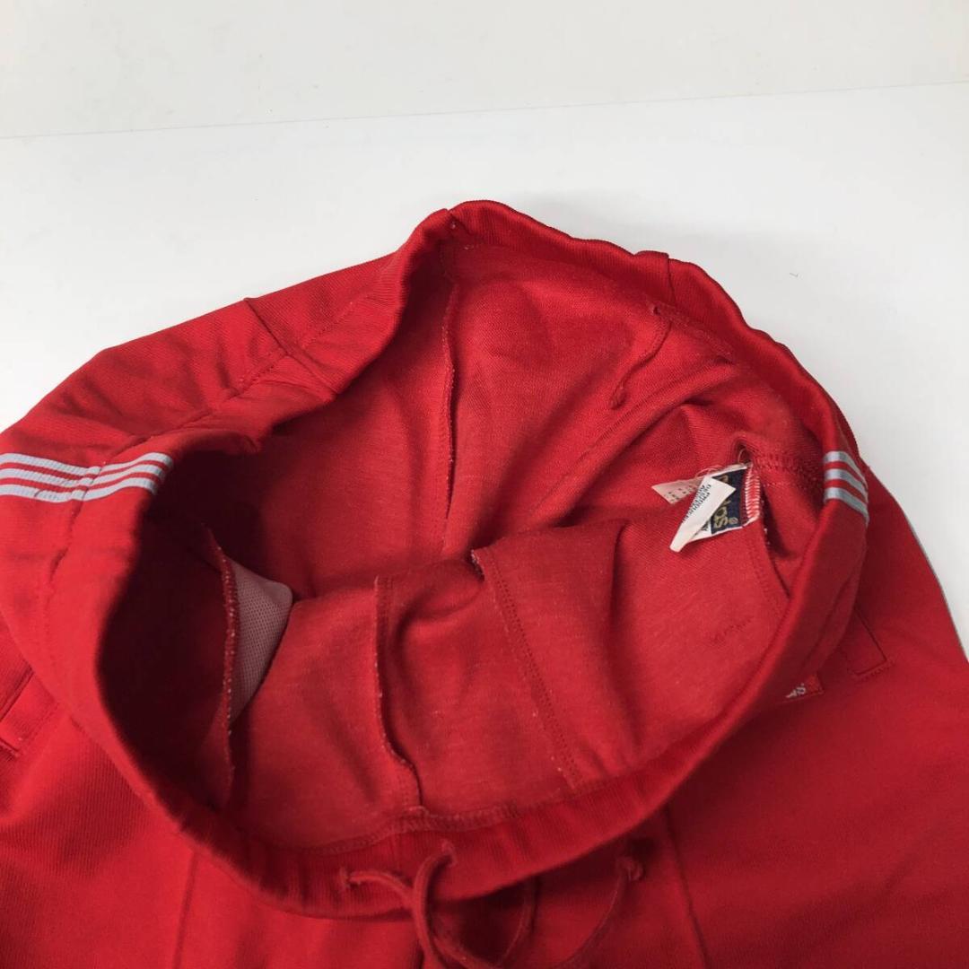 70s 80s デサントアディダス ジャージ セットアップ レッド