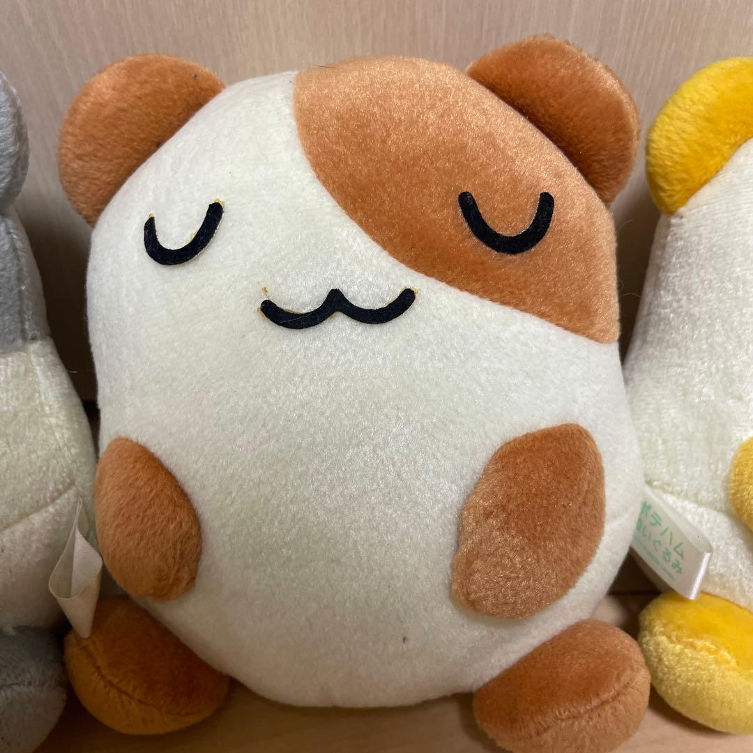 ☆potehamu サンエックス 当時物 ポテハムぬいぐるみ3体 San-X
