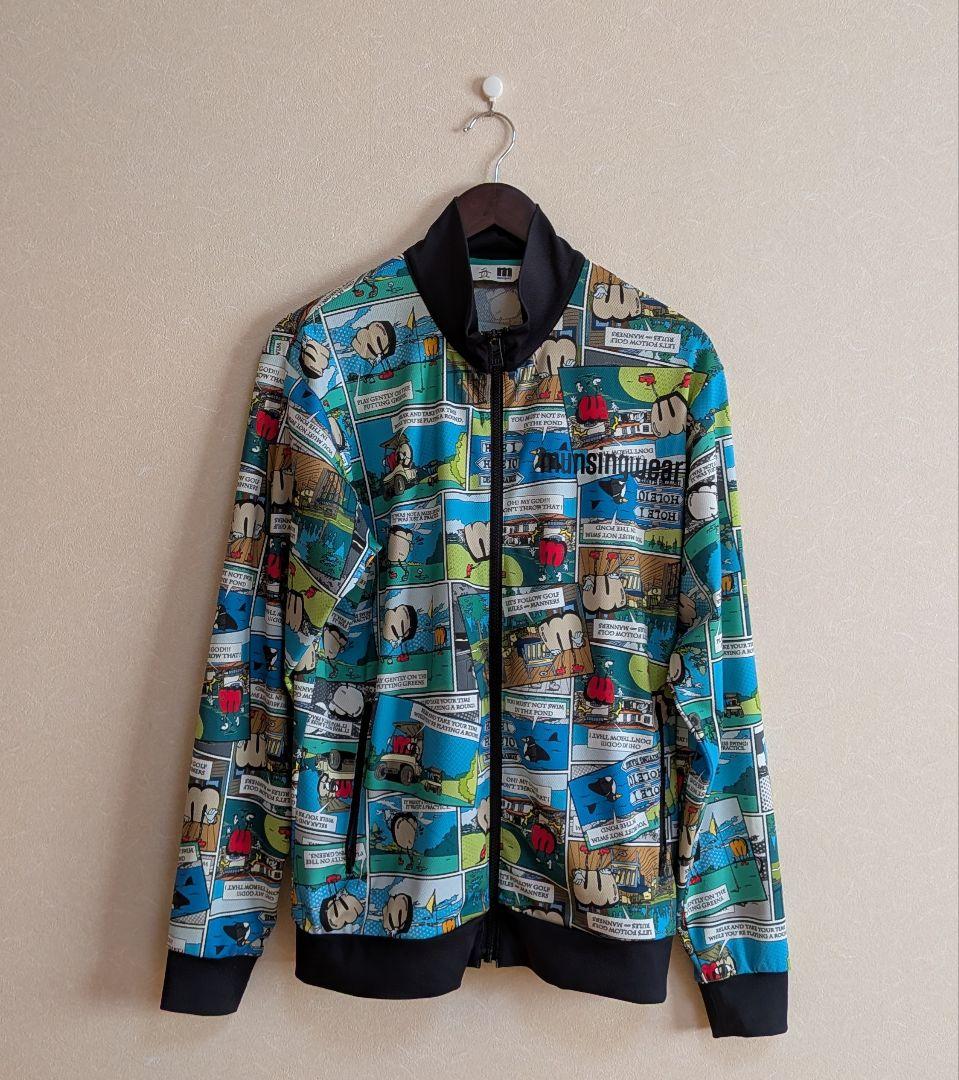 マンシングウェア ENVOY エンボイ コミック柄 メッシュアウター　サイズL