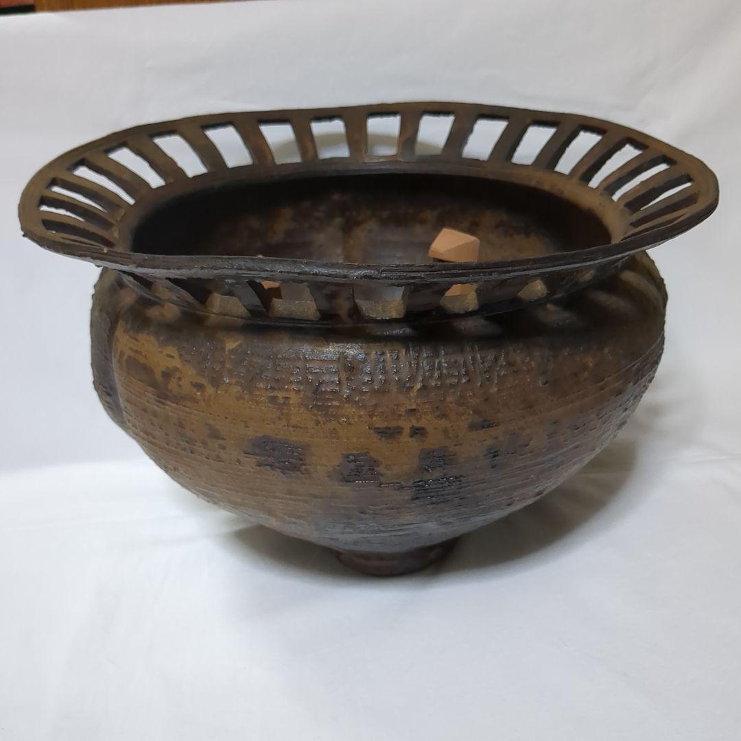 茶道具 瓶掛 南蛮焼 雲林院寶山