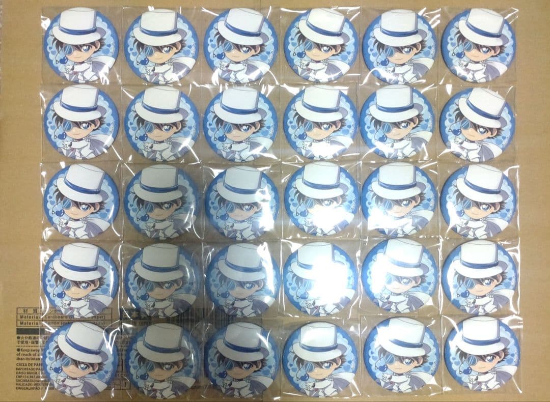 名探偵コナン トレーディング缶バッジ カラフルはーと 怪盗キッド