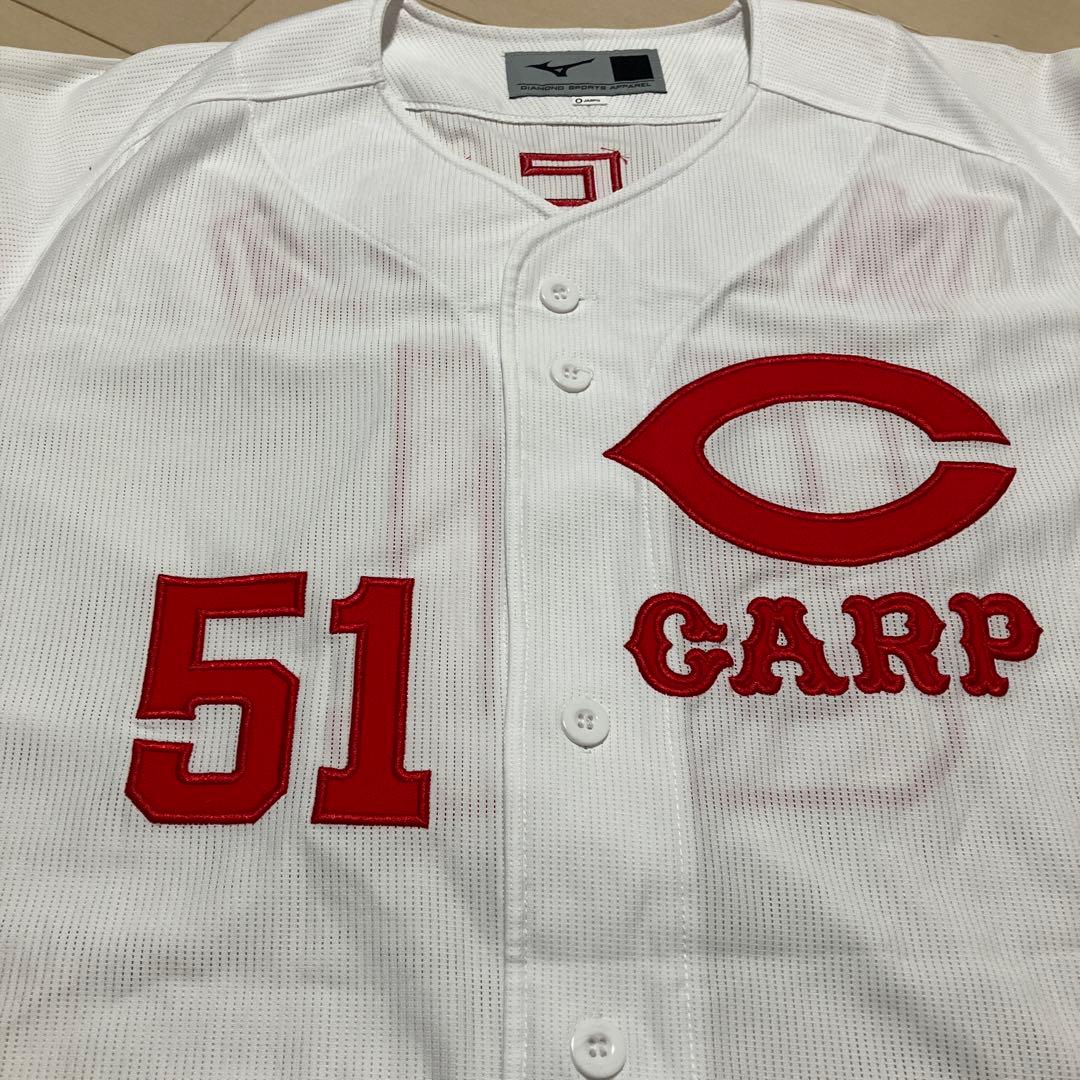 広島カープ　前田智徳　51番ユニホーム　サイズO（L L）
