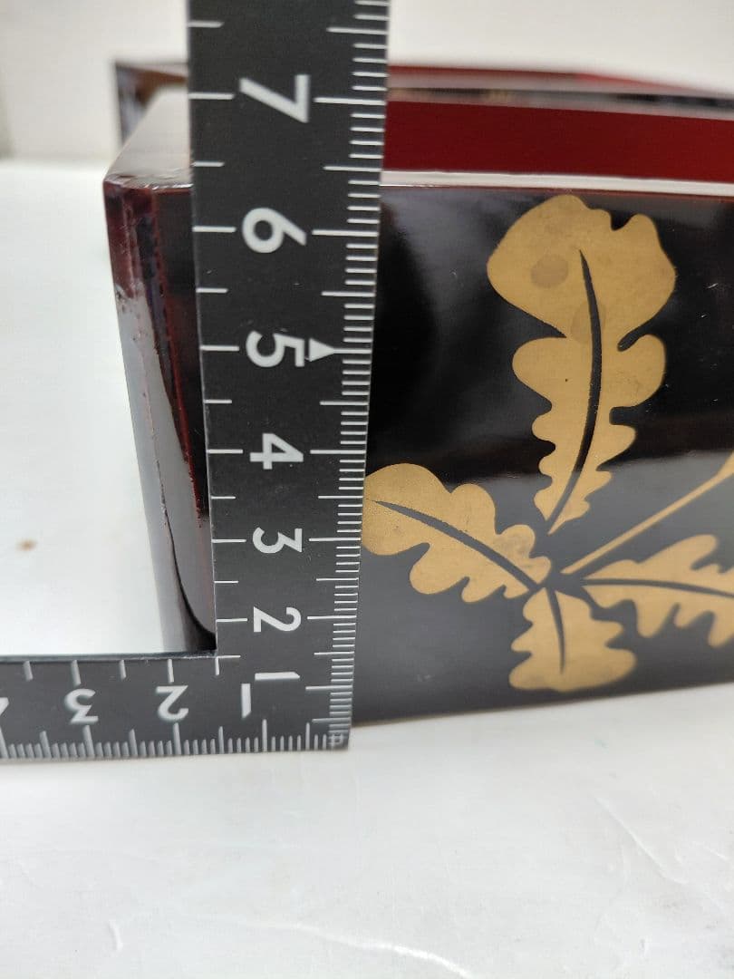 古い三段重箱　木製