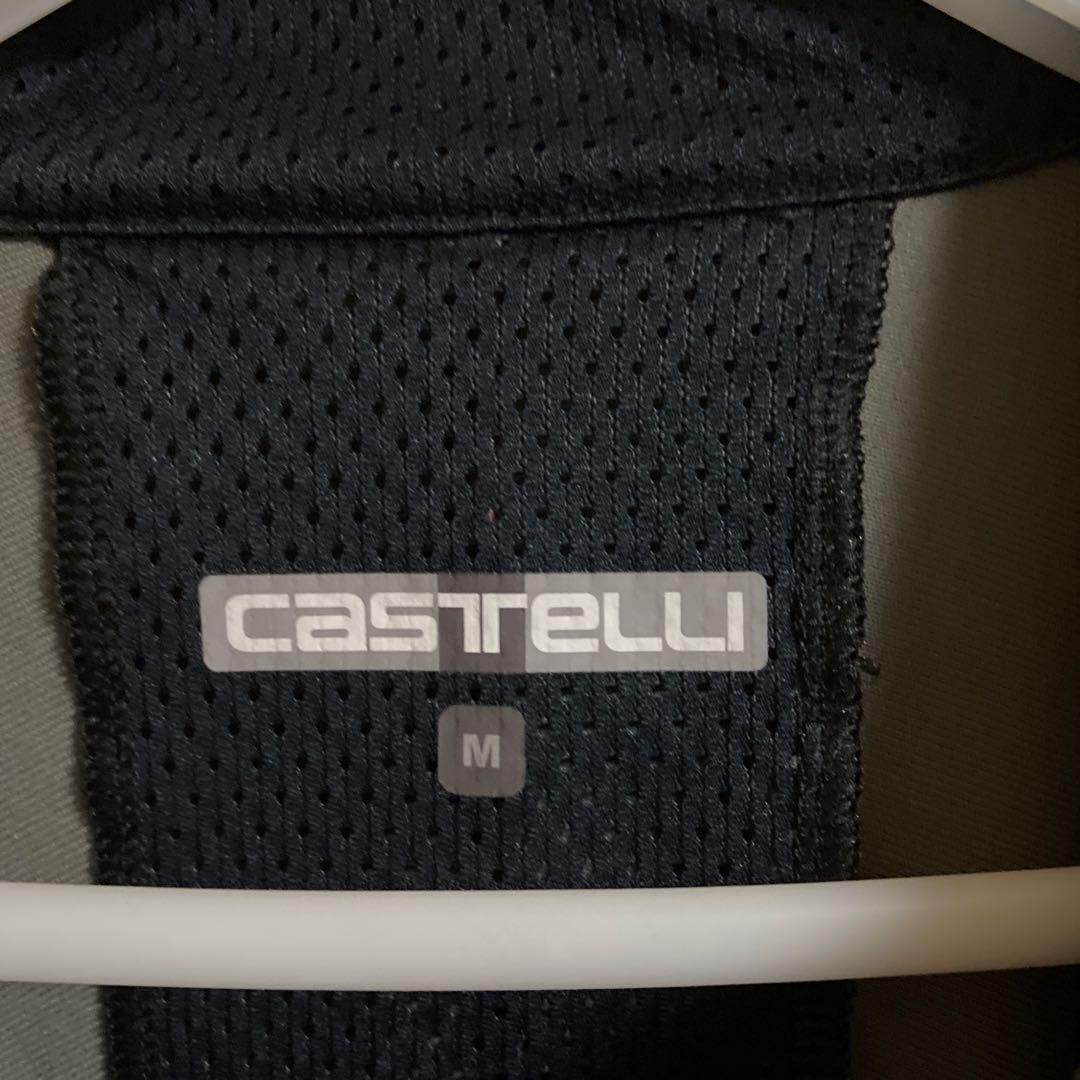 Castelli レッド サイクルジャケット　Mサイズ