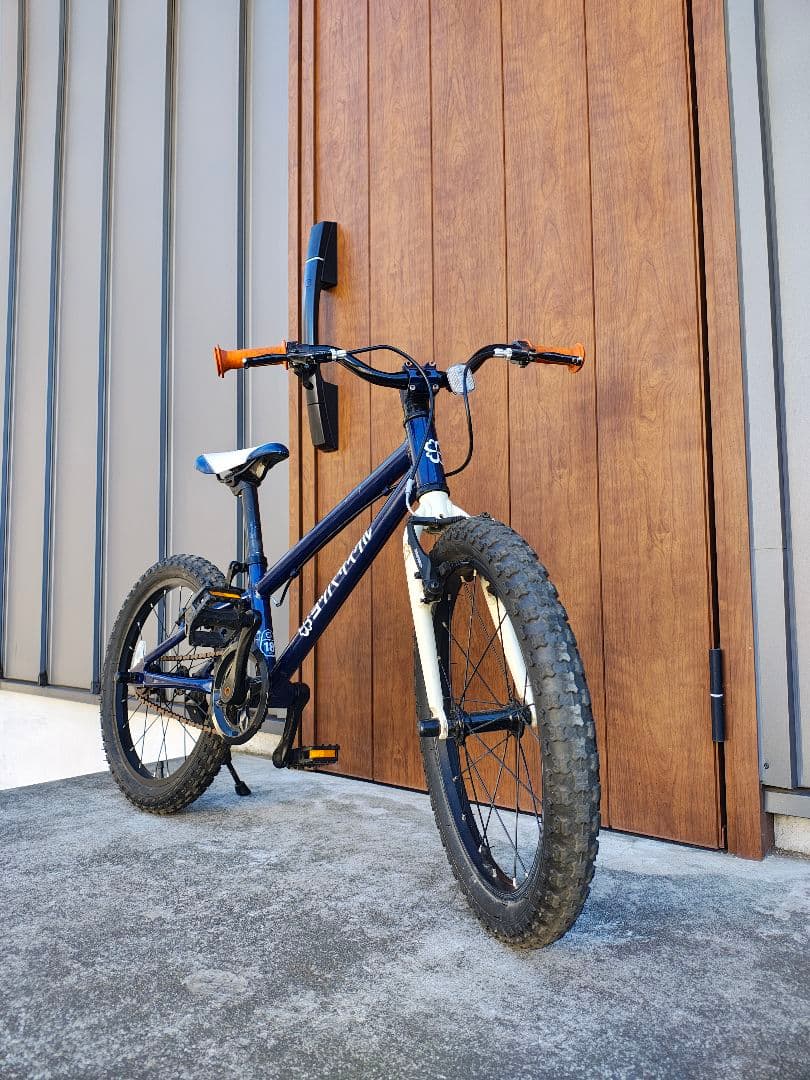 自転車 ネイビー ヨツバサイクル　18インチ