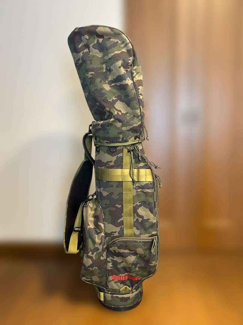 ブリーフィング　キャディバッグ　CR-8 グリーン　　カモフラージュ柄