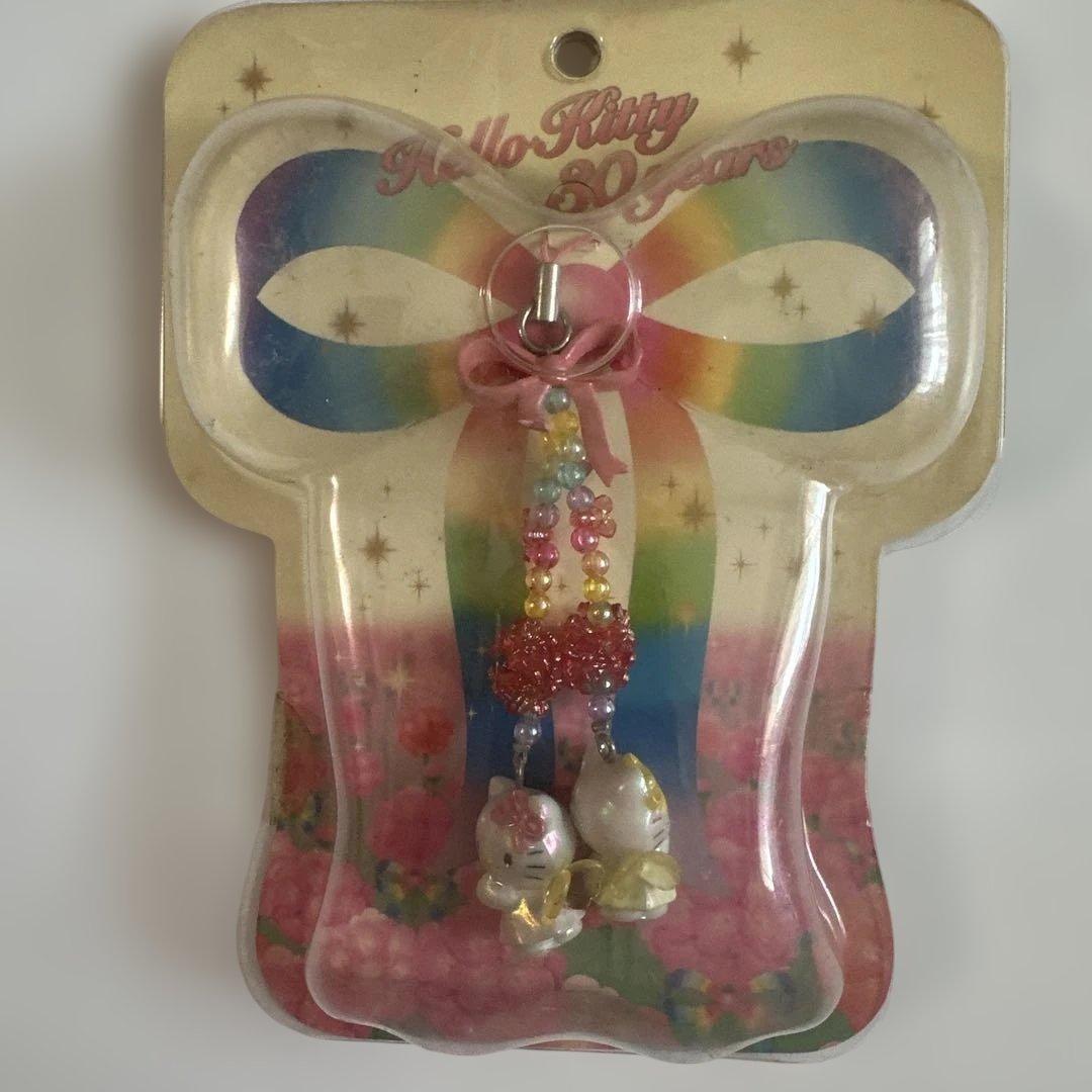 ハローキティ 根付 Hello Kitty 30yearsペア