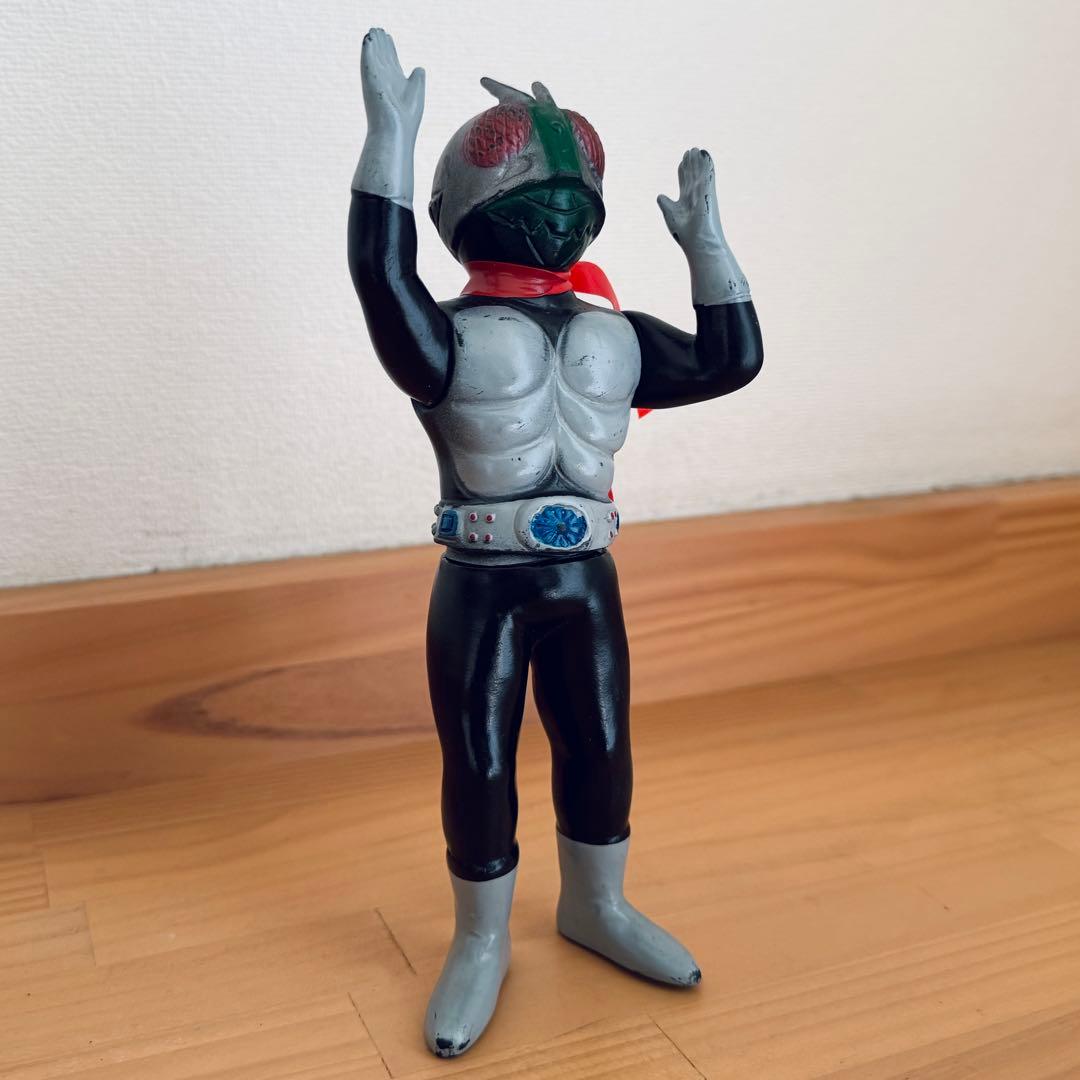 【無版権 パチ】盆踊りライダー 当時物 ソフビ