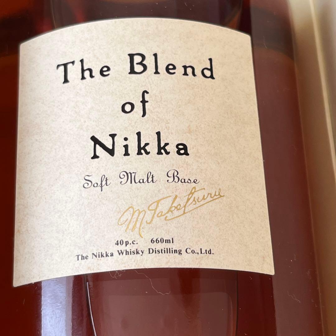 ウイスキー The Blend of Nikka Soft Molt Base