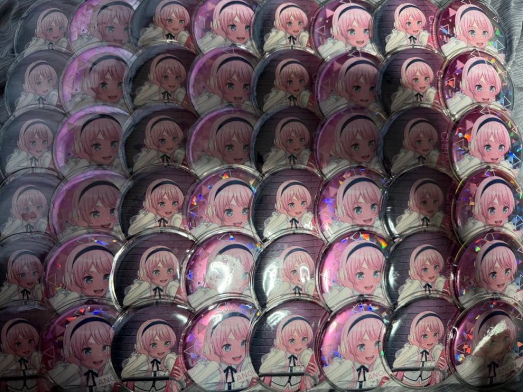 バンドリ MyGO!!!!! 千早愛音 缶バッジ 処救生 48個セット 痛バ