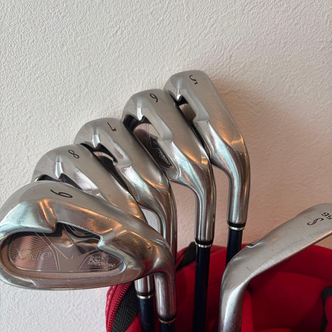 バック付きXxio アイアンセット 6本セット