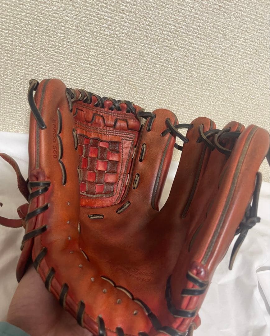 ZETTプロステイタス 硬式グローブ 鈴木刻印