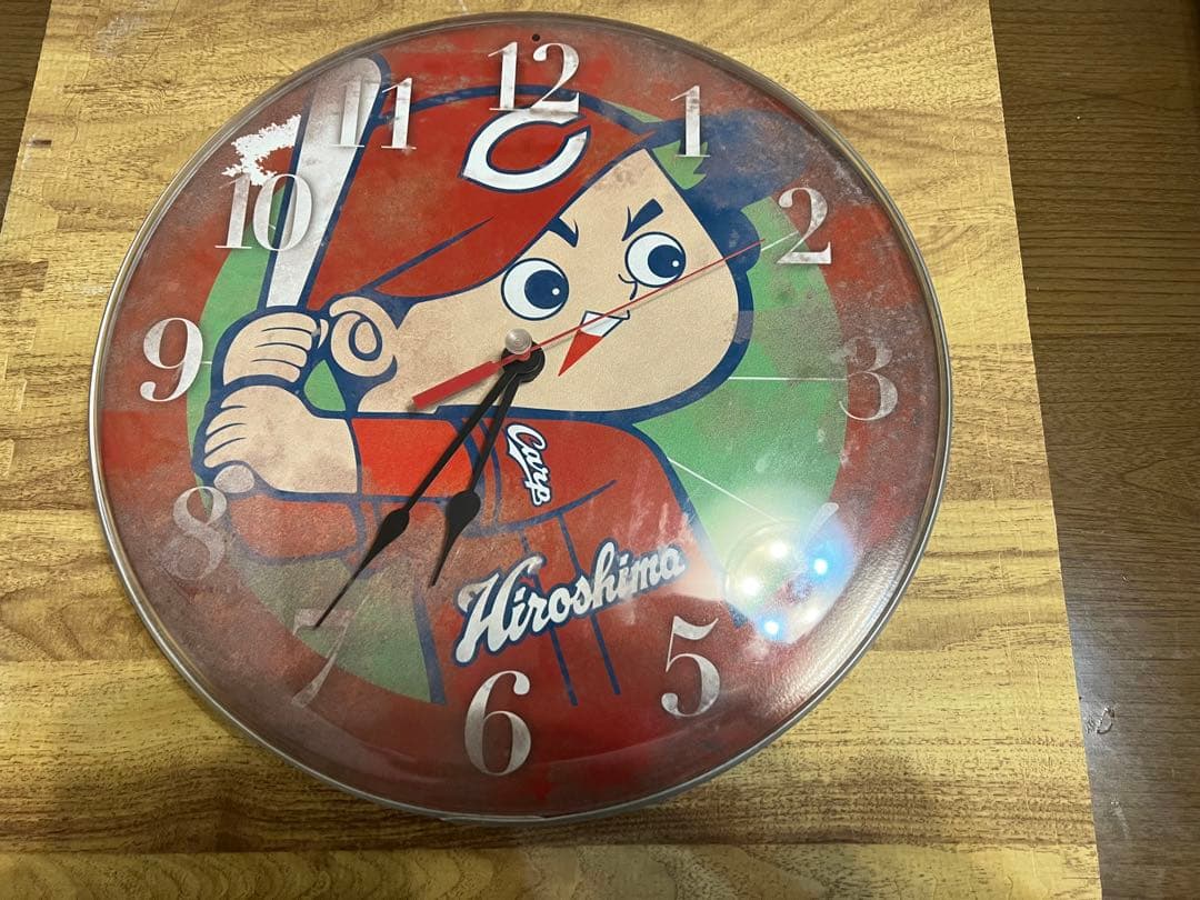 【レア】広島東洋カープ2013限定グッズ　ガレージクロックカープ坊や　30個限定