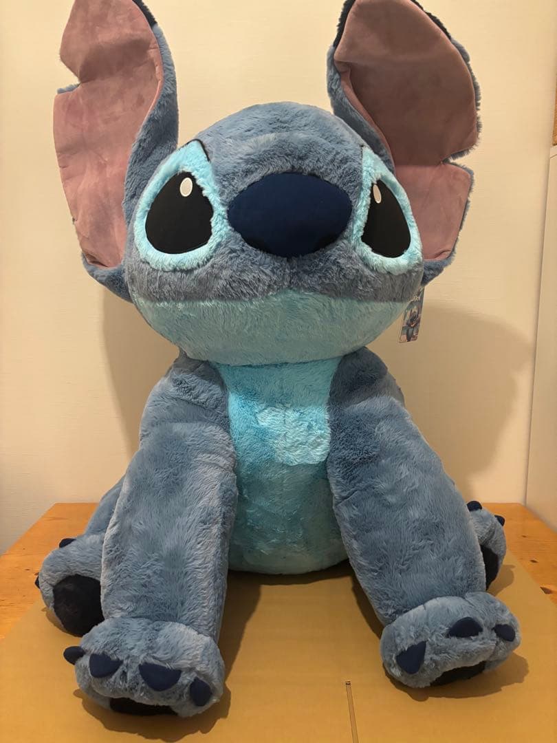 コストコ　スティッチ 特大ぬいぐるみ　限定　ブランケット