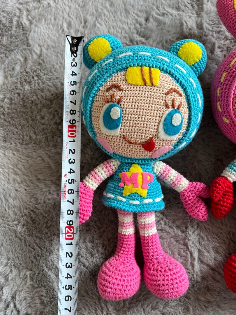 2体セットになります。平成レトロ　メゾピアノ　ベリエちゃん　編みぐるみ