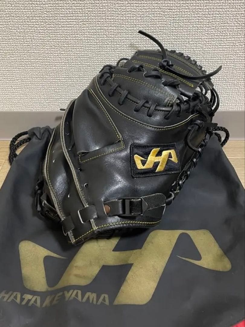 《超良型》ハタケヤマ　硬式用グローブ 捕手用