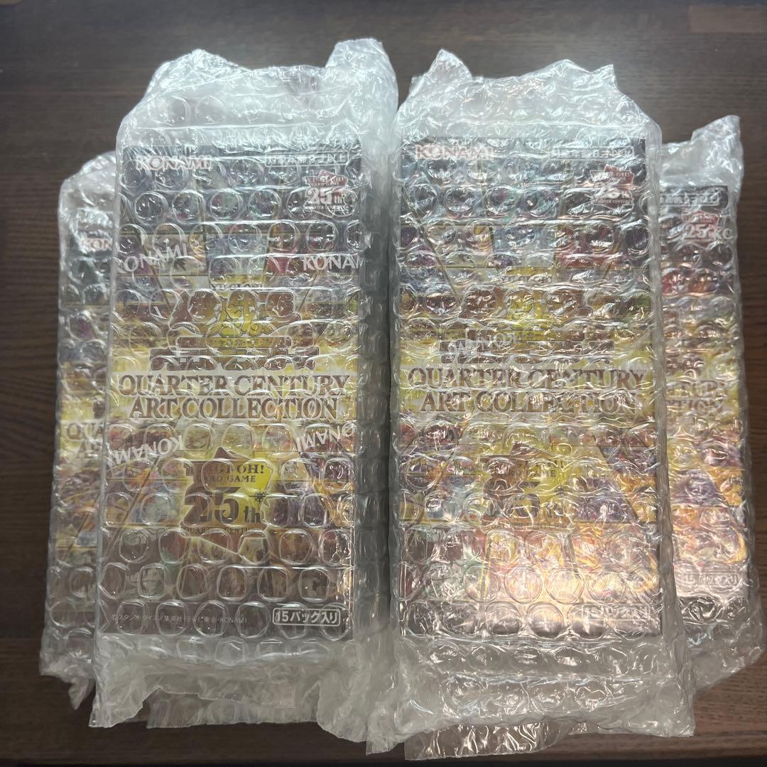 未開封シュリンク付き 遊戯王クォーターセンチュリーアートコレクション ５BOX