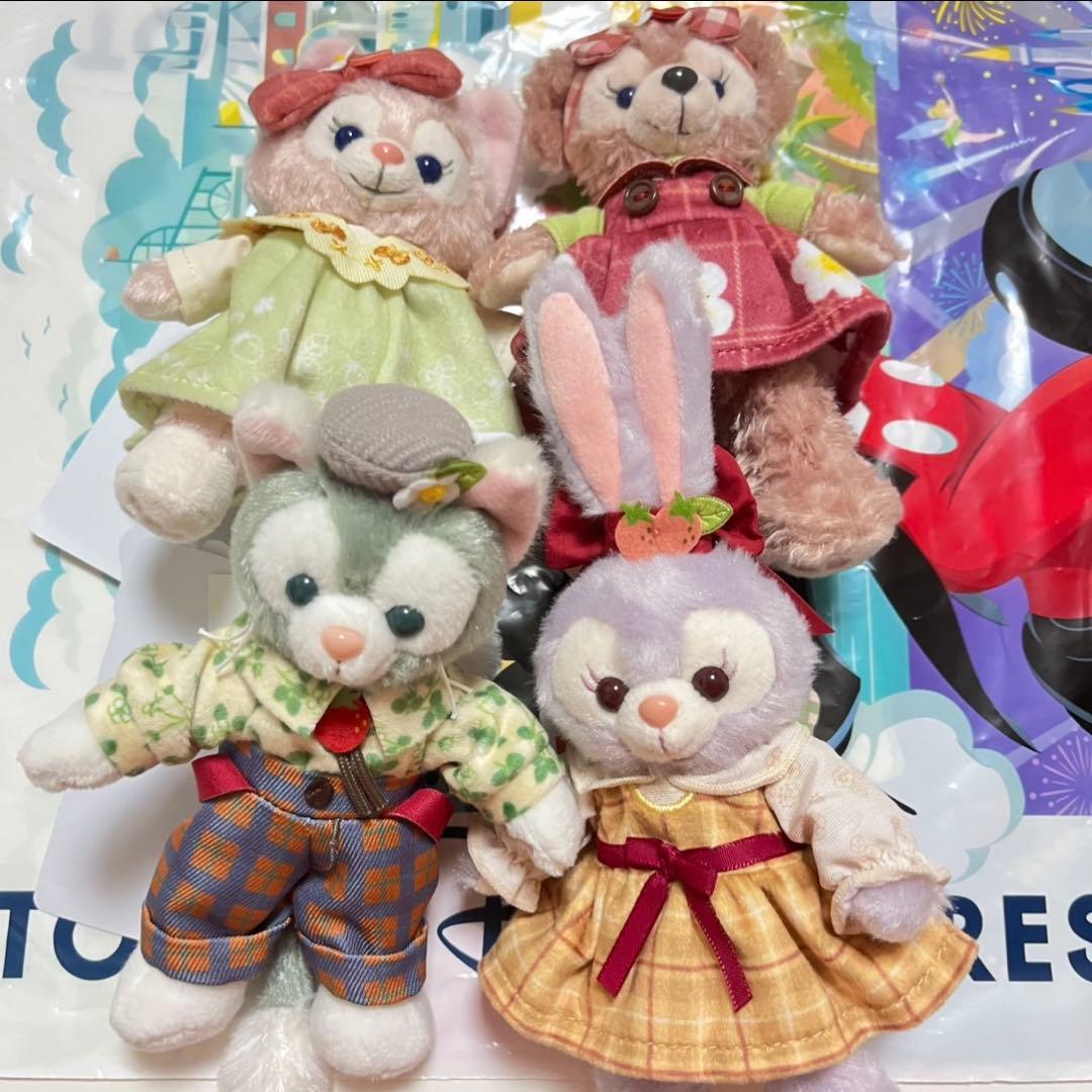 ストロベリー　ダッフィー ステラルー　シェリーメイ ジェラトーニ ぬいば