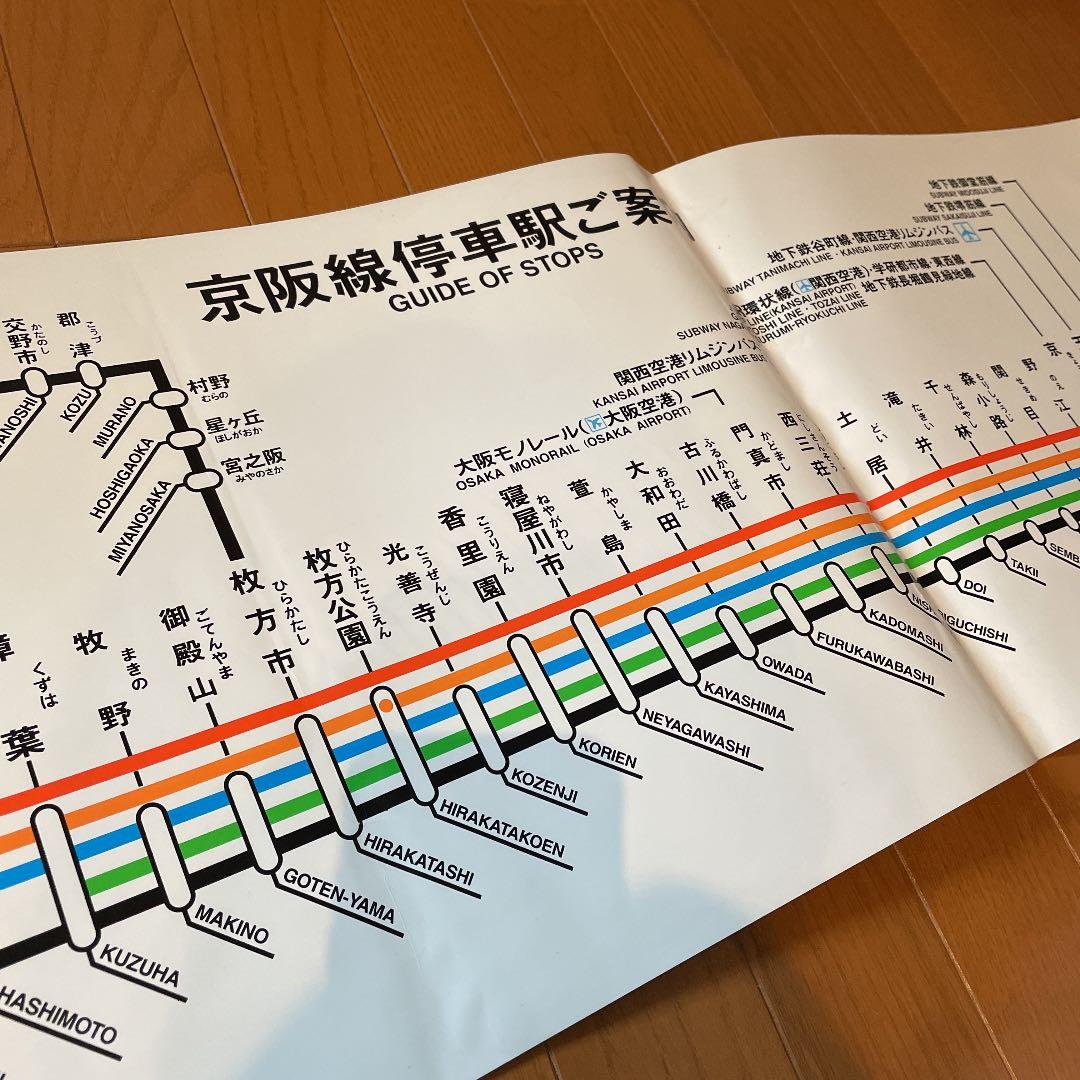 ⭐︎値引き中⭐︎ 京阪線停車駅案内