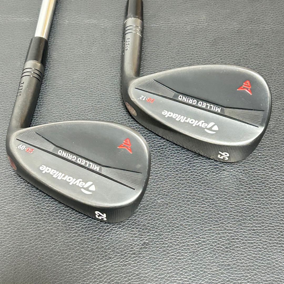 テーラーメイド ミルドグラインド ブラック 52 56 2本 DG S200