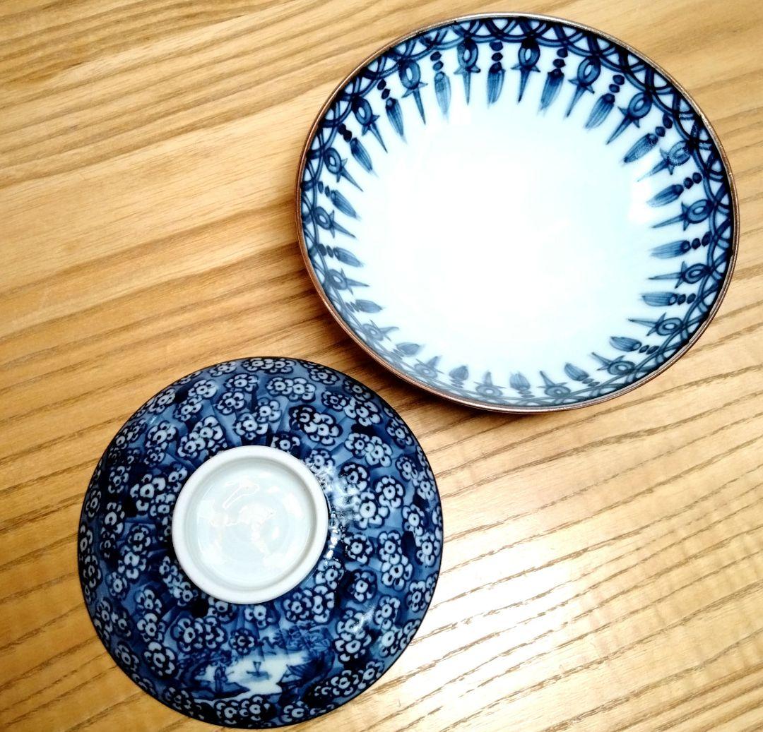 ☆ 加藤利昌 清水焼 梅小紋茶碗