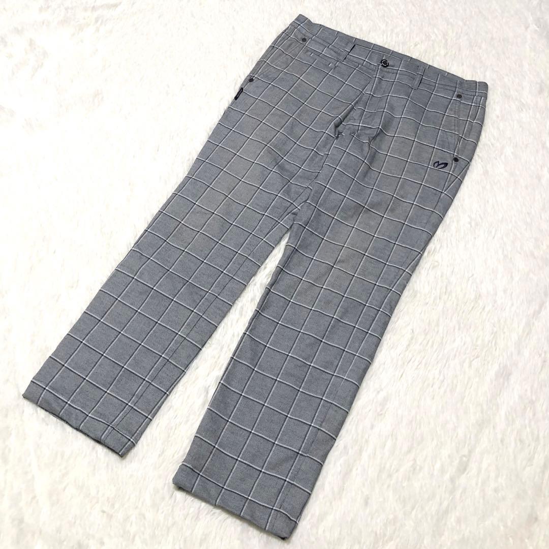 マスターバニーエディション 秋冬人気グレンチェック柄×ロゴ 裏起毛 サイズ5