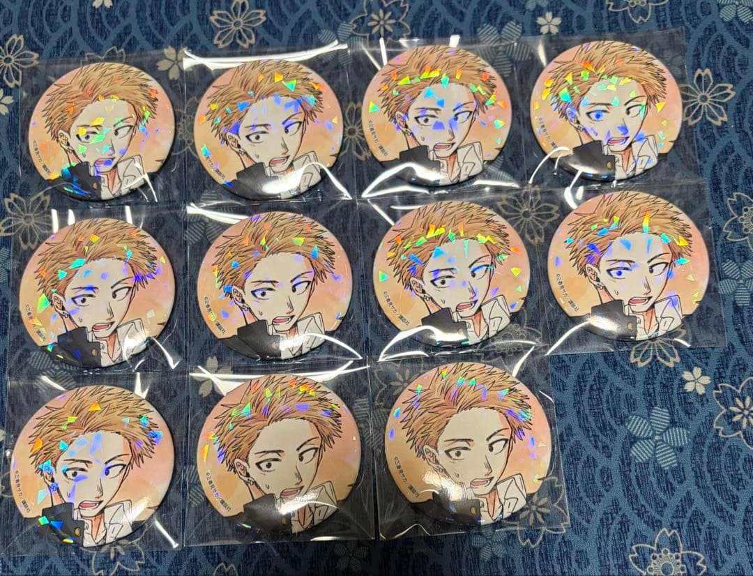 薫る花は凛と咲く 紬凛太郎 ホログラム 缶バッジ